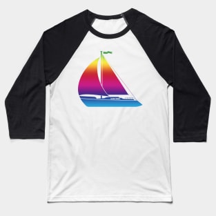 sailing Baseball T-Shirt